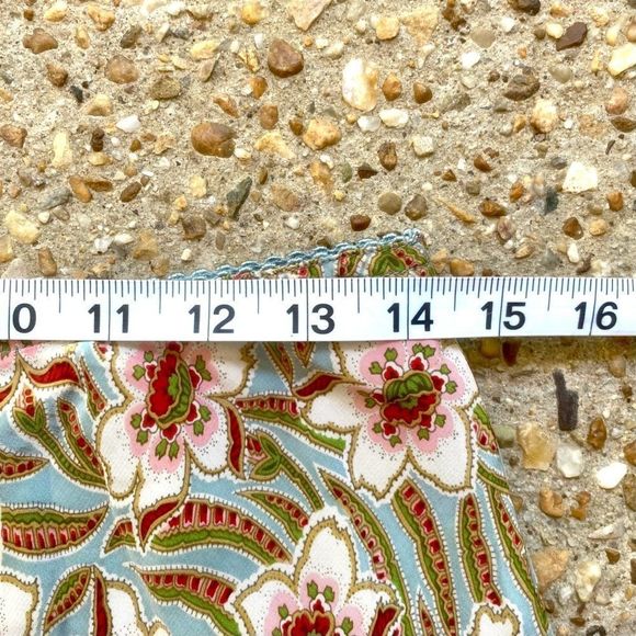 GAP Silk Floral Summer A-line Elastic Waist Midi Skirt Size  8 - Picture 5 of 8